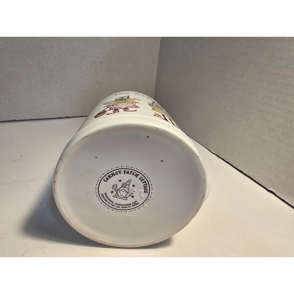Carrot Patch Cottage Too Hip To Hop Easter Gnome Coffee Mug Pink Interior - Picture 4 of 8